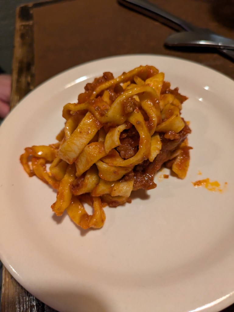Tagliatelle al Ragù