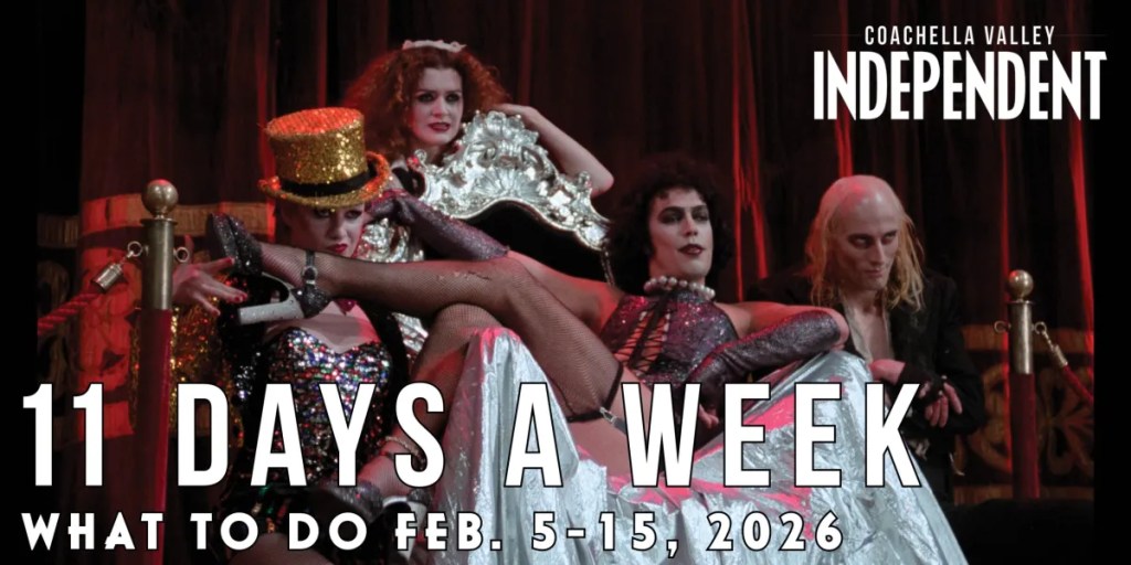 11 Days a Week header with Rocky Horror picture show characters